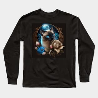 Siamese Moon Magic Long Sleeve T-Shirt